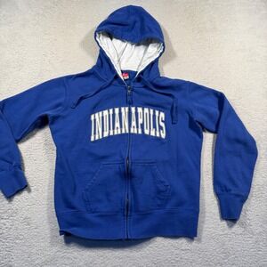 Y2K Colosseum Athletics Indianapolis Colts Full Zip Stitched Sweatshirt Womens M